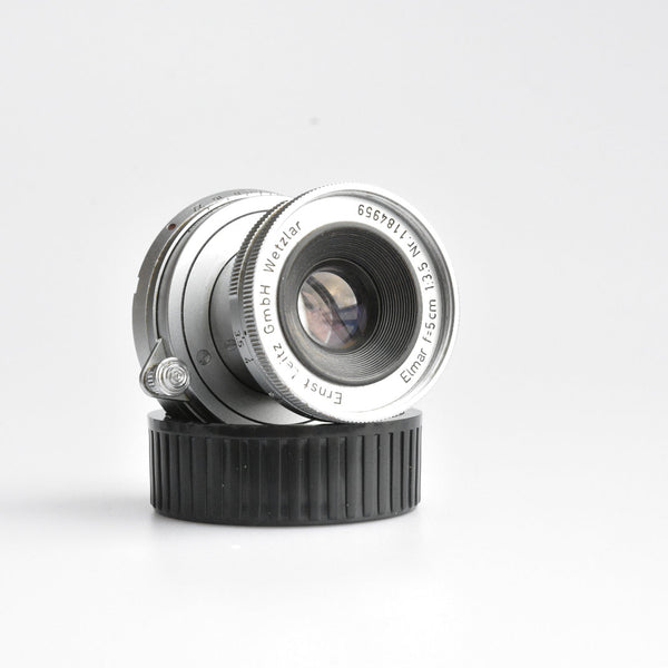 名玉！Leica Leitz Elmar f=5cm 1:3.5 475218? Leica Elmar Screw Mount Red Scale f=5 cm 1:3.5 Lens | eBay