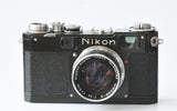 Nikon Nippon Kogaku  S2 black dial Black paint (or black re paint)???. EP signs